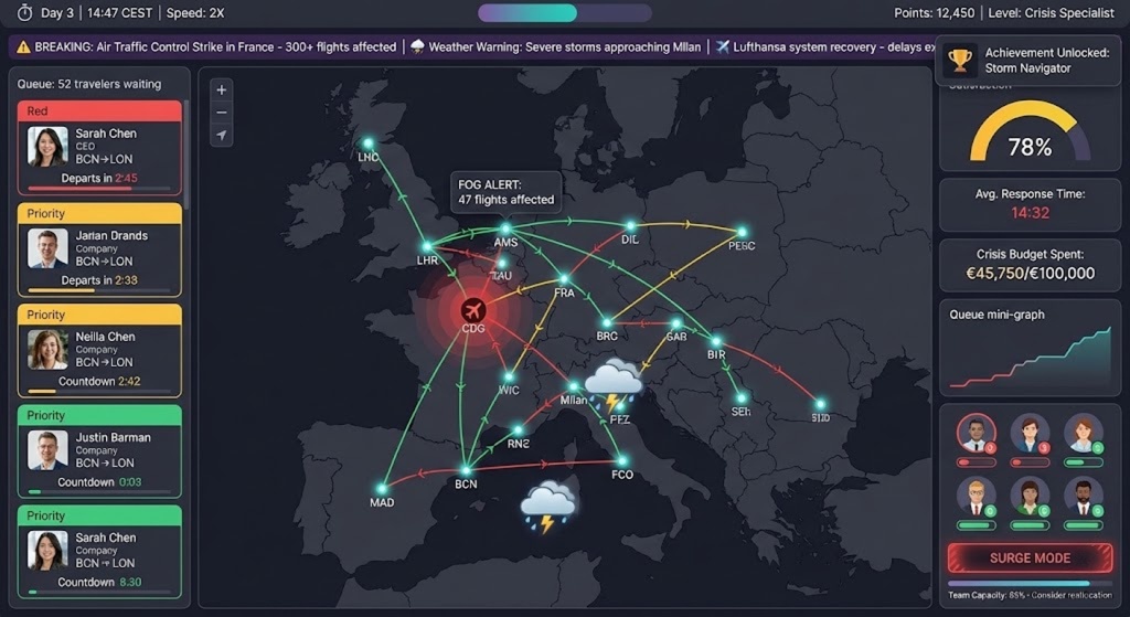 Crisis Management Simulator illustration